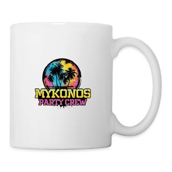 L’équipe de l’équipe de Mykonos Party - Mug blanc - blanc - Droite