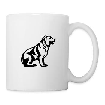 Kangal Hund Symbol - Tasse - Weiß - Rechts