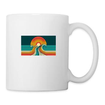 Sunset Retro 3 - Mug - white - Right