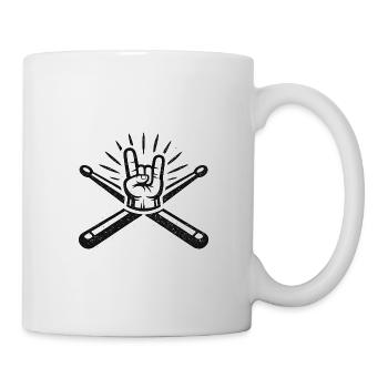 Drumming is Life - Tasse - Weiß - Rechts