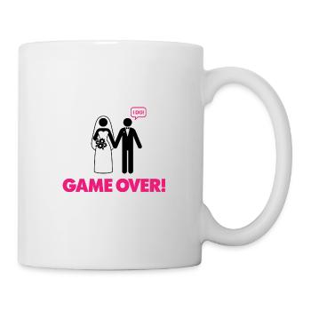 Spiel beendet. Ich bin verheiratet. - Tasse - Weiß - Rechts