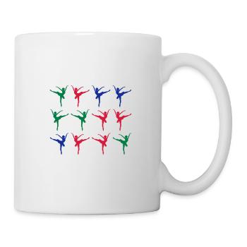 ballet dancing ballerina hobby - Mug - white - Right