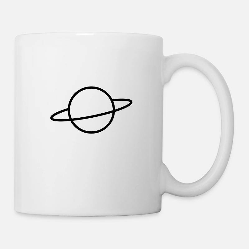 planète - Mug blanc - blanc