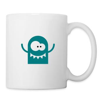 Ein verrücktes Monster - Tasse - Weiß - Rechts