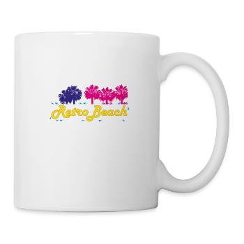 RetroBeach - Tasse - Weiß - Rechts