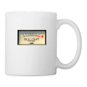 Bullshit meter in E# minor - Mug - white - Right