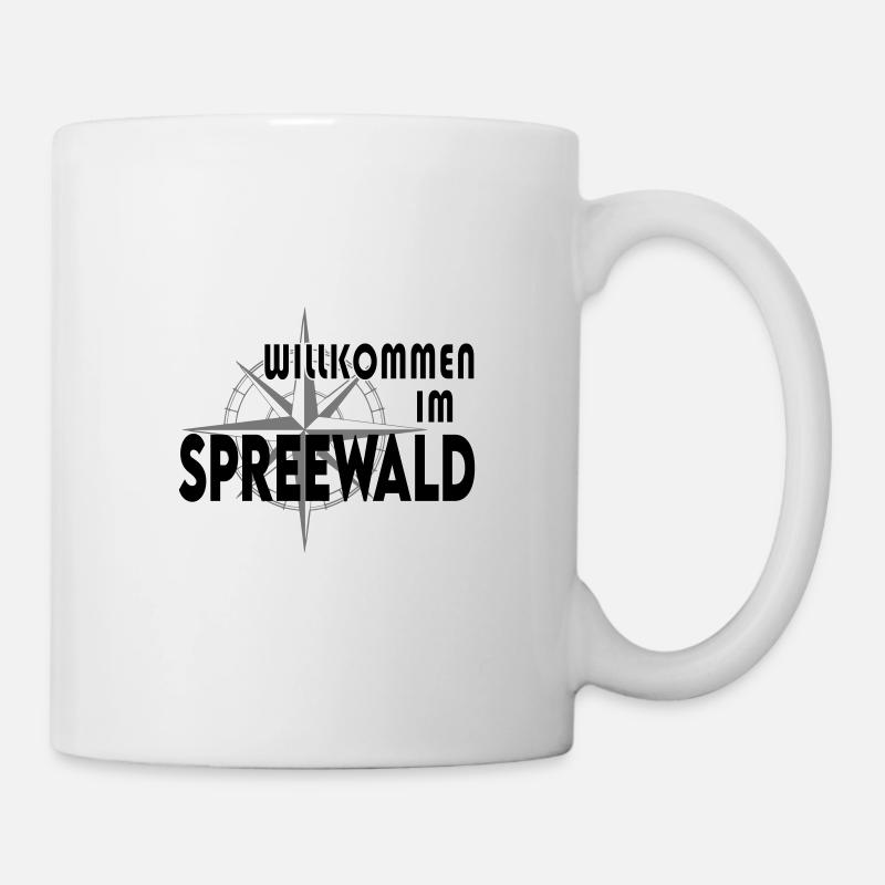 Reiseziele Urlaubsort Seen Spreewald - Tasse - Weiß