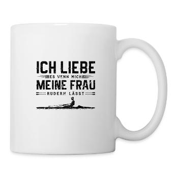 Ruder Bekleidung Rudern - Tasse - Weiß - Rechts