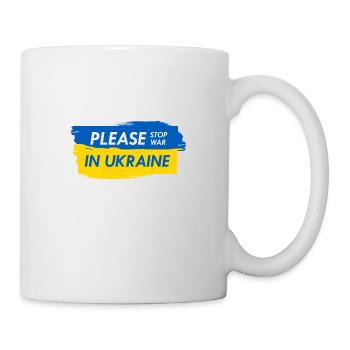 Ukraine no war - save Ukraine - Mug - white - Right