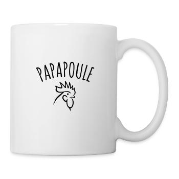 papapoule coq - Mug blanc - blanc - Droite