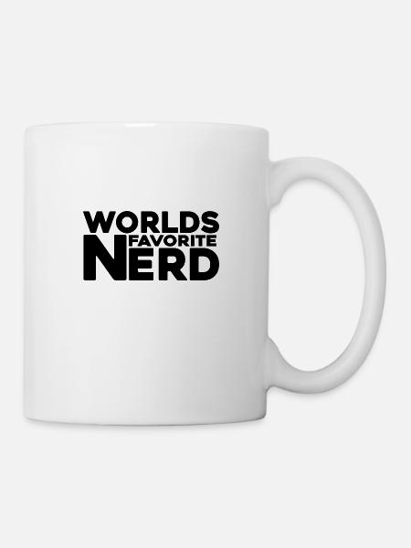 nerd coder iq server - Tasse - Weiß