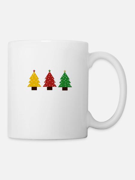 Nordmanntanne Nordmann-Tanne Tanne Weihnachtsbäume - Tasse - Weiß