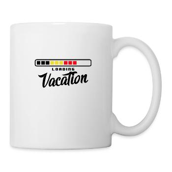 Belgien Flagge Vintage Belgische Fahne Used Look - Tasse - Weiß - Rechts