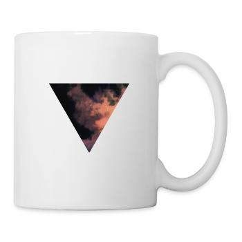 Dreieckswolke Illustration - Tasse - Weiß - Rechts