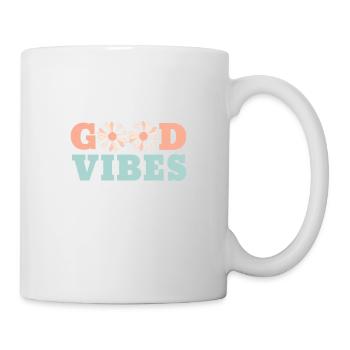 GOOD VIBES - Tasse - Weiß - Rechts