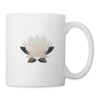 Lotusblume - Tasse - Weiß - Rechts