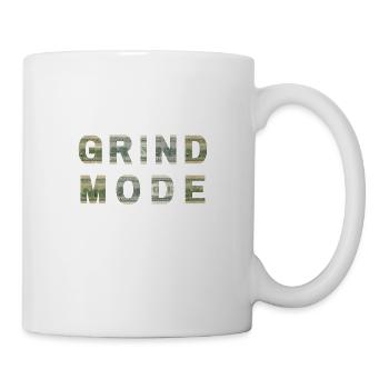 Grind Mode Dollar Bill Texture Motivation - Tasse - Weiß - Rechts