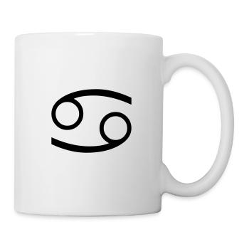 Sternzeichen: Krebs - Tasse - Weiß - Rechts