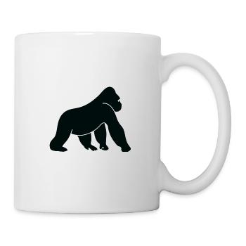 A wild gorilla - Mug - white - Right