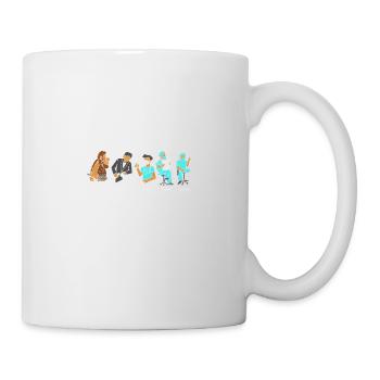 Evolution Of Anesthetist Für Anästhesie Ärzte - Tasse - Weiß - Rechts