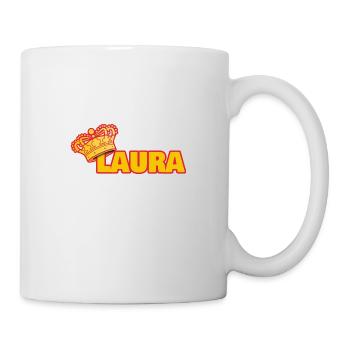 Couronne pour Laura - Mug blanc - blanc - Droite