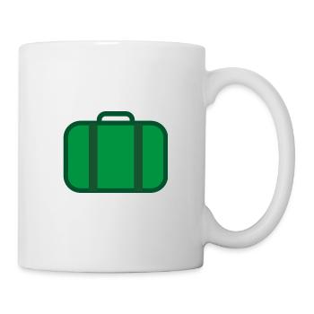 Travail voyage vacances valise - Mug blanc - blanc - Droite