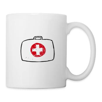 Medicine Case Color Customizable Sketch - Mug - white - Right