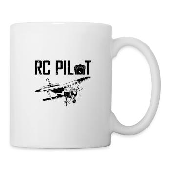 Aéronef télécommandé volant pilote rc - Mug blanc - blanc - Droite