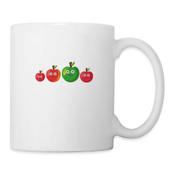 Apples,Apple fruit, family, comic - Mug - white - Right