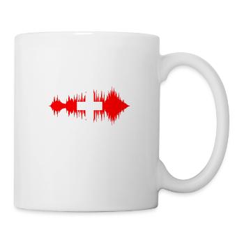 Switzerland Flag Vintage Cross Distressed Look Swiss - Mug - white - Right