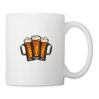 Beer Team Beer Glass - Mug - white - Right