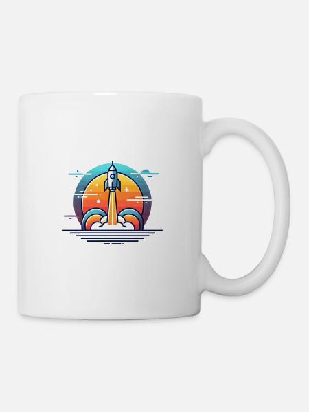 rocket of motivation - Tasse - Weiß