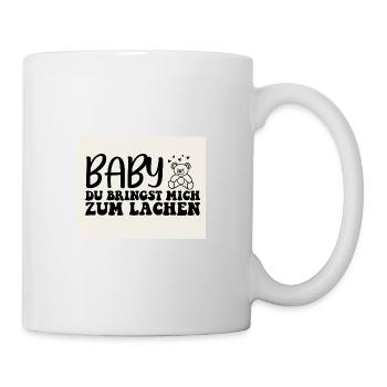 Baby, du bringst mich zum Lachen 👶😂 - Tasse - Weiß - Rechts