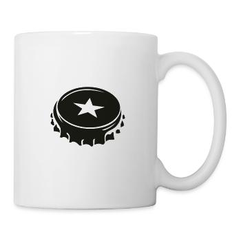 KRONKORKEN MIT STERN - Tasse - Weiß - Rechts