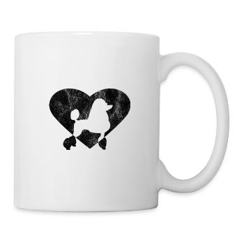 Poodle Toy Cadeau de formation de chien de caniche - Mug blanc - blanc - Droite