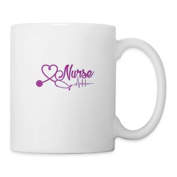 Nurse - Tasse - Weiß - Rechts