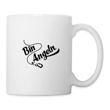 angeln - Tasse - Weiß - Rechts