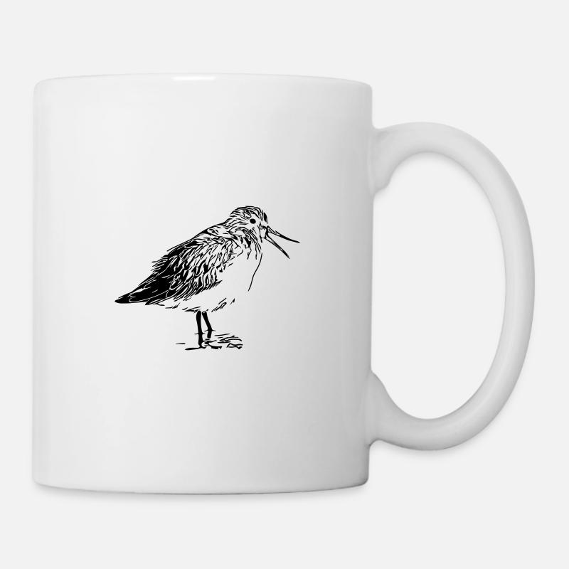 Flussuferläufer Vogel - Tasse - Weiß