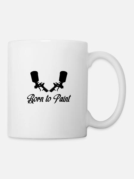 Lackierer - Tasse - Weiß