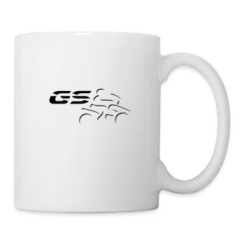 Logo GS-Fahrer Nr. 3 | black - Tasse - Weiß - Rechts