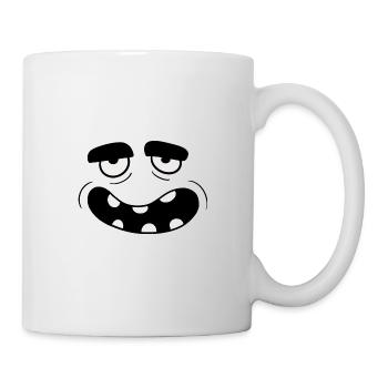 Visage pané - Mug blanc - blanc - Droite