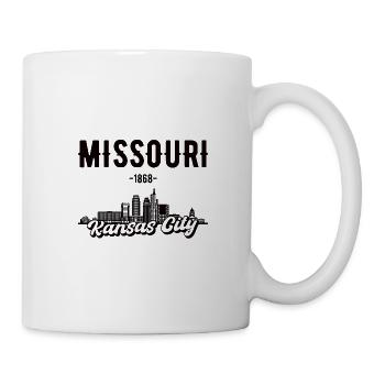 Kansas City Missouri Geschenk - Tasse - Weiß - Rechts