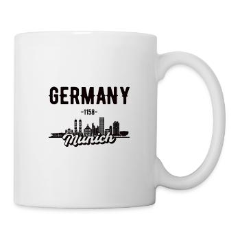 Munich Allemagne Accueil Cadeau - Mug blanc - blanc - Droite