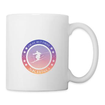 Skiing - Tasse - Weiß - Rechts
