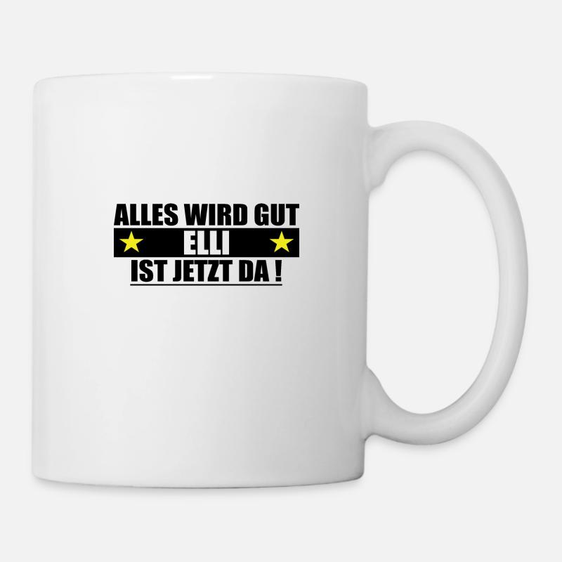 Elli last name First name Birthday - Mug - white