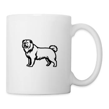 Icône de chien Chow Chow - Mug blanc - blanc - Droite
