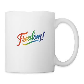 Liberté - Mug blanc - blanc - Droite