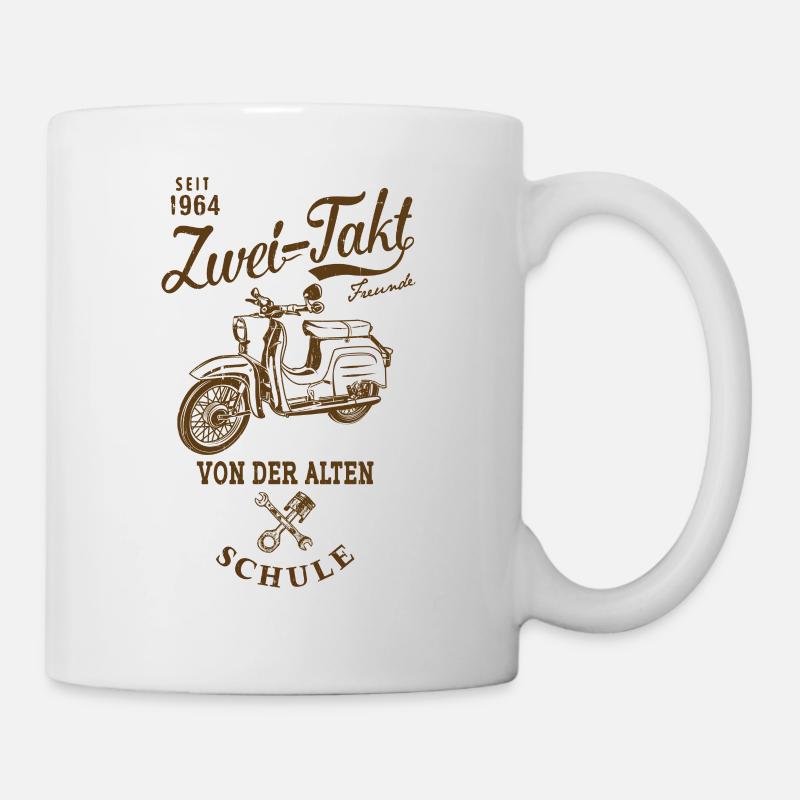 Simson Schwalbe KR51 - von der alten Schule - Tasse - Weiß