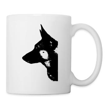 Deutscher Schäferhund - Mein Bester Freund - Tiere - Tasse - Weiß - Rechts
