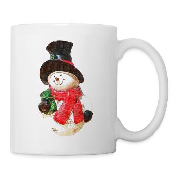 Snowman - Drawing - Mug - white - Right